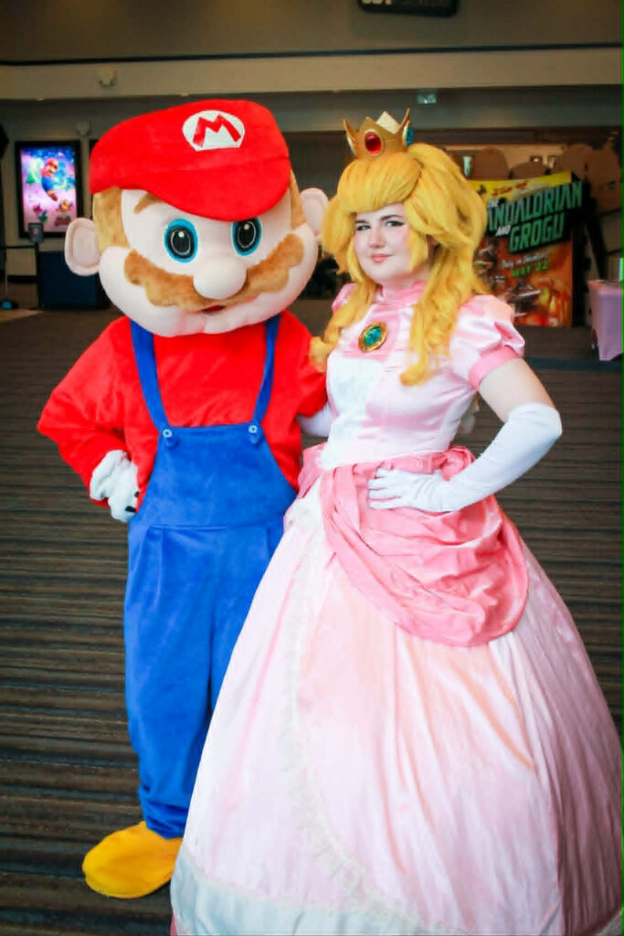 Princess Party & Character Rentals Augusta, Evans, Grovetown GA | Brown Beauty Magic Princess Peach and Mario