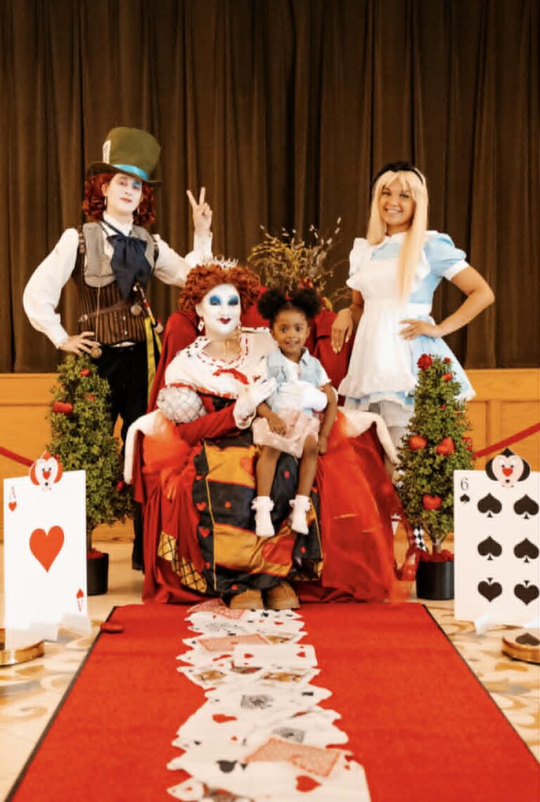 Princess Party & Character Rentals Augusta, Evans, Grovetown GA | Brown Beauty Magic queen of hearts alice mad hatter